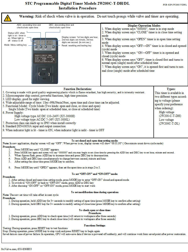 Programmable Timer